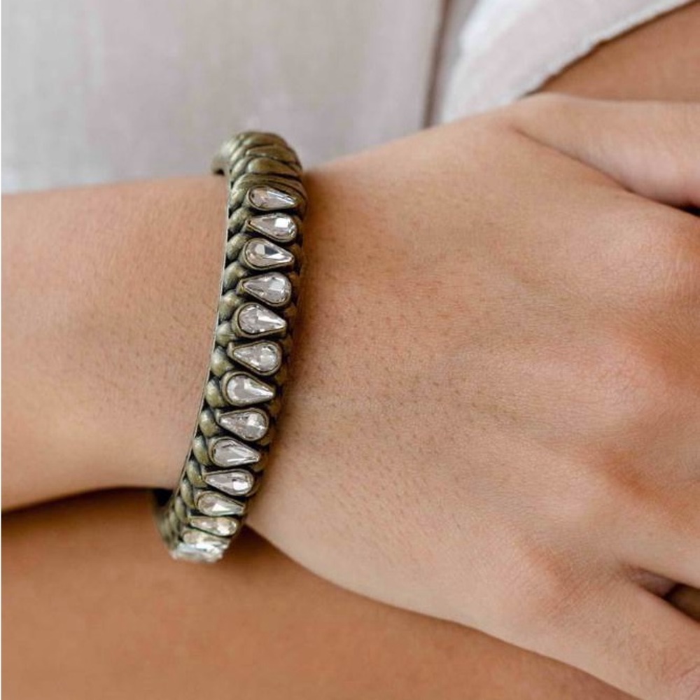 Crafted Coals - Brass Hinge Bracelet